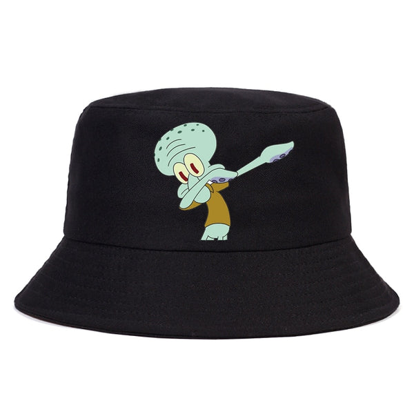 2020 New Fashion cartoon Octopus print Bucket Hat Men Women outdoor travel  Sun Cap Hip Hop Gorros Panama Fisherman Hat