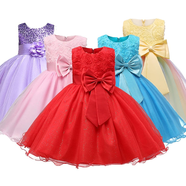 1-12 yrs teenagers Girls Dress Wedding Party Princess Christmas Dresse for girl Party Costume Kids Cotton Party girls Clothing