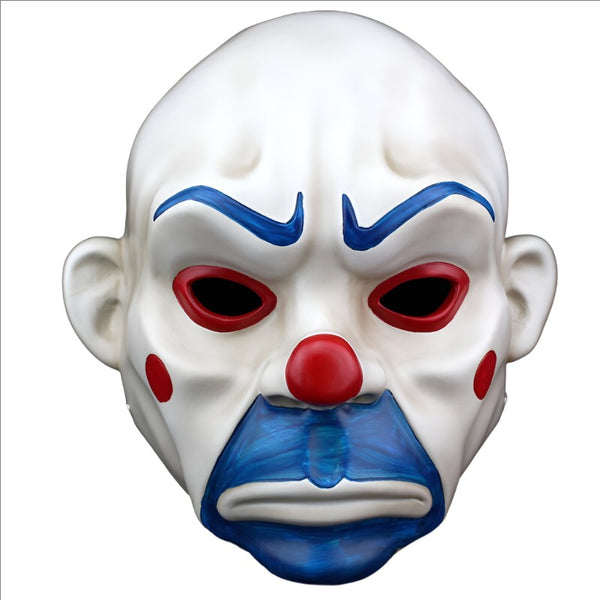 Harz Joker Bankräuber Maske Clown Dark Knight Prop Maskerade Party Harzmasken