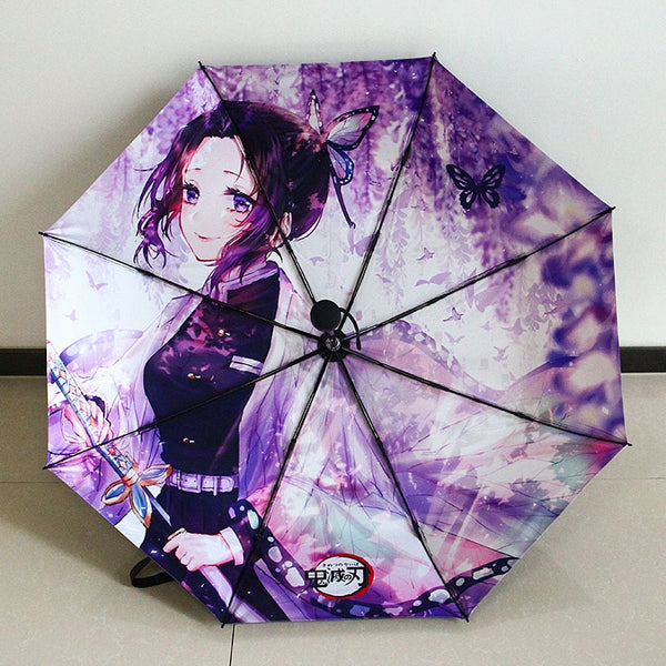 Anime Demon Slayer Kamado Nezuko Kamado Tanjirou Umbrella Bumbershoot Sun Umbrella Gift