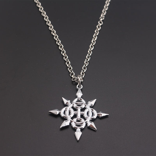 Animation Game Surroundinging Kingdom my Hearts Necklace Gothic Crystal Darts Logo Pendant Men’s Jewelry Gifts