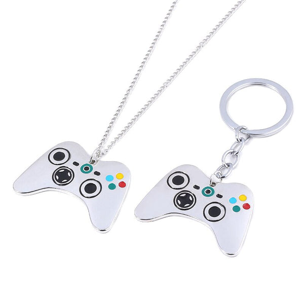 Cute Cartoon Gamepad Keychain Creative Game Keyring For Boy Role Playing Car Purse Jewelry Accessories Gift
