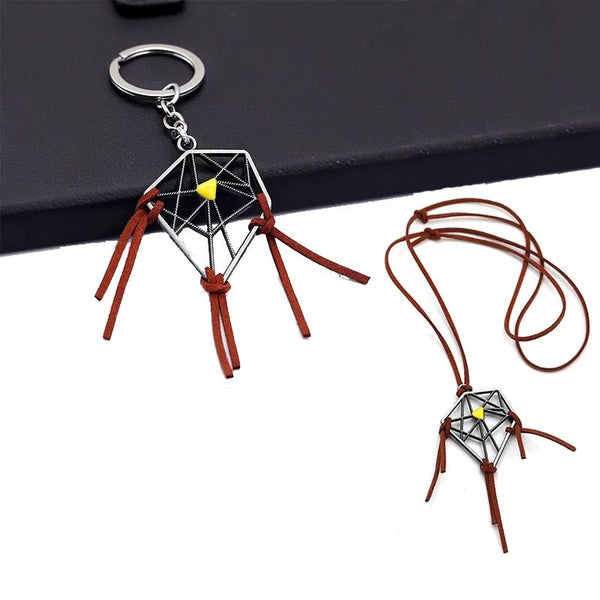 New Game Death Stranding Keychain Sam's Dream Catcher Alloy Pendant Amulet Keyring Man Woman Cosplay Car Accessories Gift