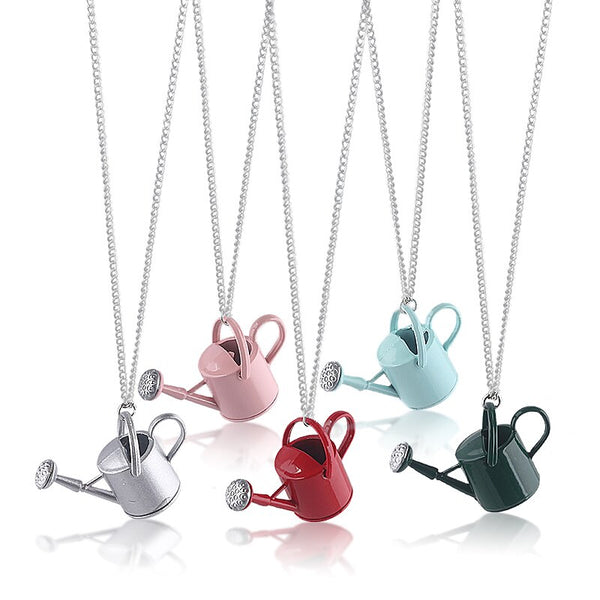 2020 Fun Simulation Mini Kettles Necklace Stainless Steel Pendant Woman Man Child Jewelry Accessory Gift