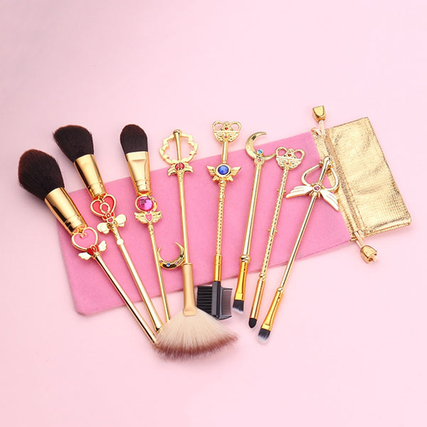 8pcs Makeup Brushes Sets & Kits Cosplay Soft Hair Blusher Concealer Eye Shadow FOUNDATION Lip Brush Cosmetics Tool