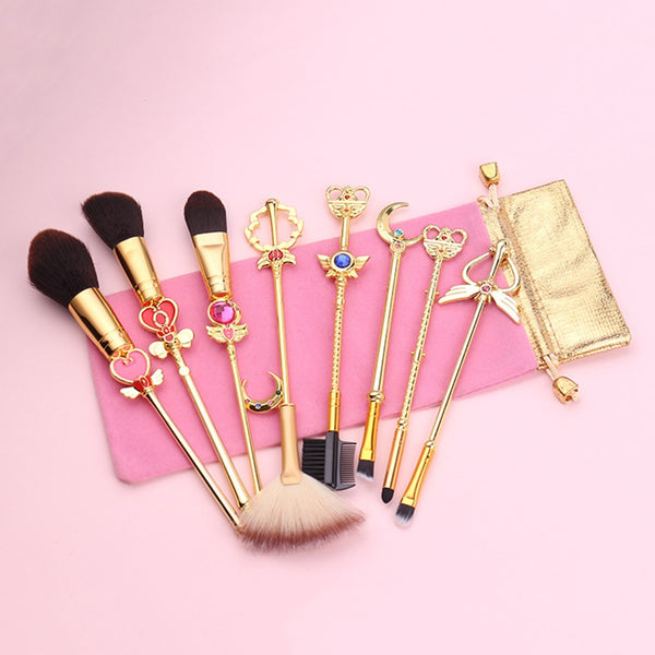 8pcs Make-up-Pinsel-Sets &amp; Kits Cosplay weiches Haar Rouge Concealer Lidschatten Foundation Lippenpinsel Kosmetik-Werkzeug