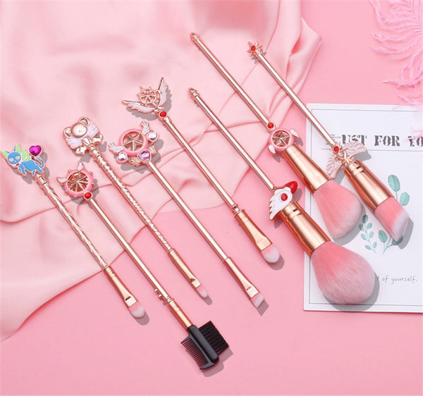 Anime Adult Card Captor Cosplay Makeup Brush Make Up Tool Makeups Suit COS Accessories Props Christmas Halloween Gift