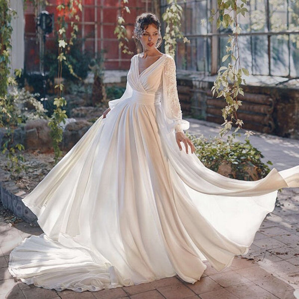 Mittelalterliches Kleid für Damen, Renaissance, weiß, bodenlang, Vintage-Stil, viktorianisches Retro-langes Partykleid