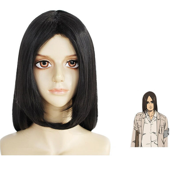 Eren Jaeger Yeager Wig Cosplay Costume Heat Resistant Synthetic Hair The Final Season Attack on Titan Carnival Party Wigs
