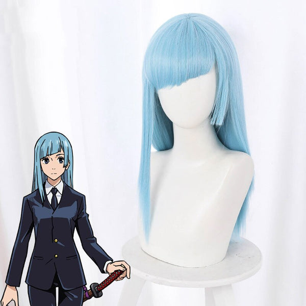 Anime Jujutsusu cos Kaisenen Miwawa Kasumimi Cosplay Wig Heat Resistant Synthetic Hair Carnival Halloween Party Props