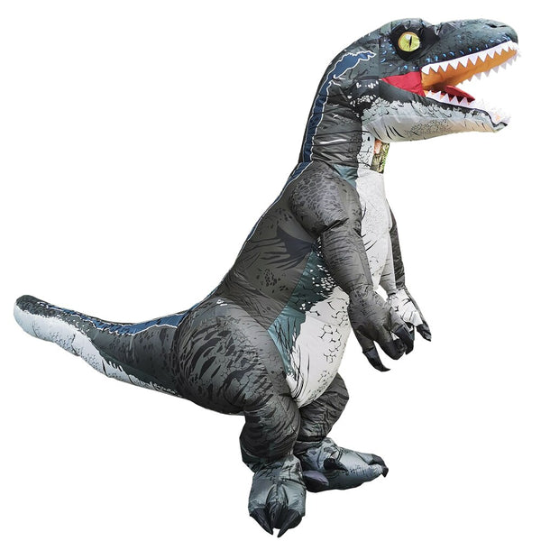 Raptor Velociraptor Aufblasbare Kostüme Weihnachten Halloween Cosplay Dinosaurier Blow Up Karneval Party Disfraz für Erwachsene Unisex