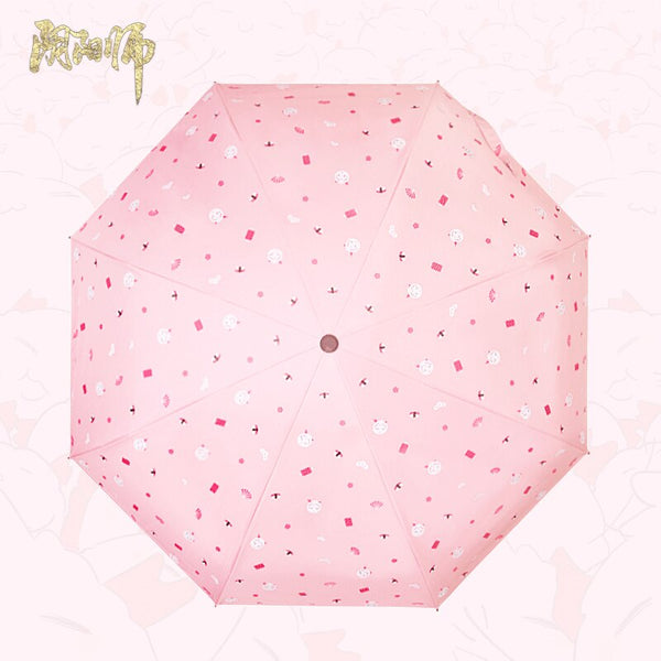 1 stücke Kreative Anime Spiel Onmyoji Gedruckt Tragbare Faltbare Sonnenschirm Sonne Regen Regenschirm Cosplay Prop Decor Frauen Männer Geschenk