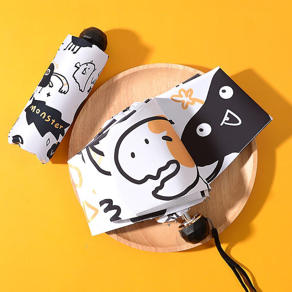 Patio Taschenschirm Anti-Uv-Kapsel Anime Cute Umbrella Academy Cartoon Pocket Guarda Chuva Haushaltswaren BL50XS