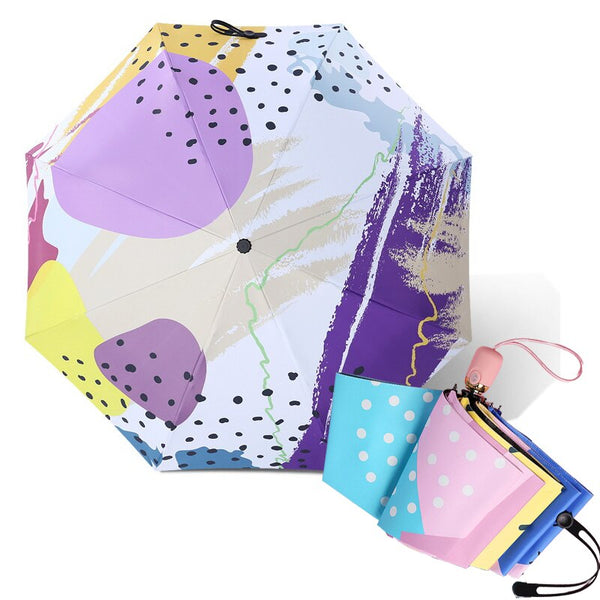 Automatic Folding Umbrella Rain Gear Anime Waterproof Anti UV Sun Umbrellas Luxury Children Paraguas Girls Guarda Chuva Female