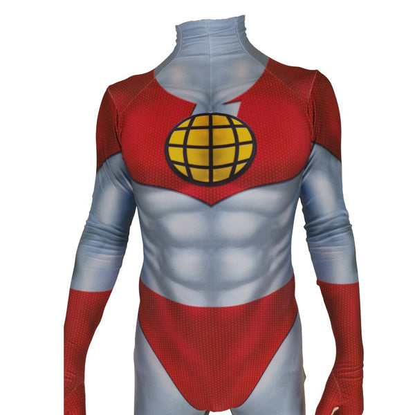 Adults Kids Captain Planet Cosplay Costume Superhero Zentai Suit Halloween Bodysuit