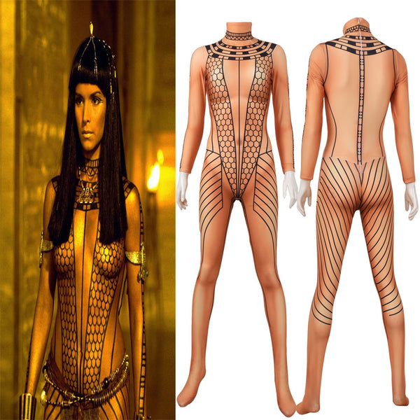 The Mummy 2 Cosplay Kostüm Anck-su-namun Mumie Zentai Anzug Anck Su Namun Anzug Halloween Bodysuit Erwachsene Kinder Overall