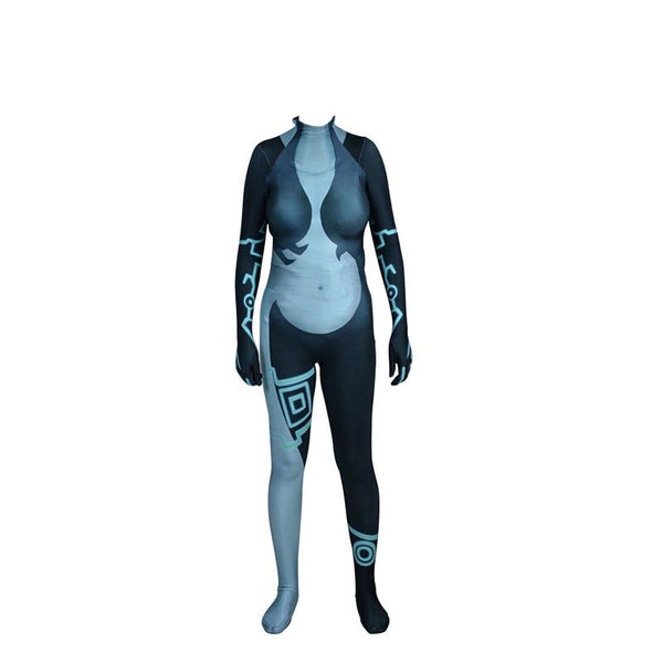 Midnana Cosplay Costume Twilightht Princessess Zentai Suit Game Superhero Halloween Bodysuit Jumpsuit
