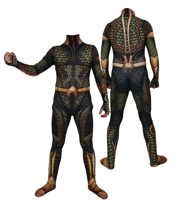 Aquaman Cosplay Kostüm Erwachsene Kinder Arthur Curry Superheld Halloween Zentai Anzug Bodysuit