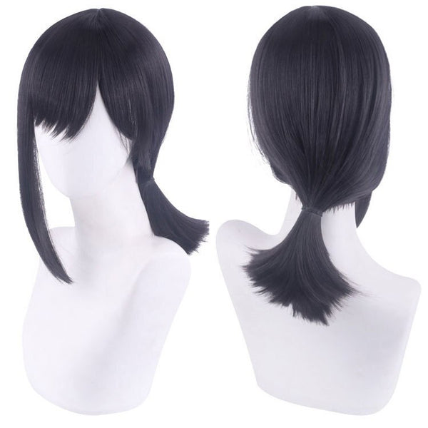 Chainsaw Man Higashiyama Kobeni Cosplay Wig 35cm Short Wigs Heat Resistant Synthetic Hair