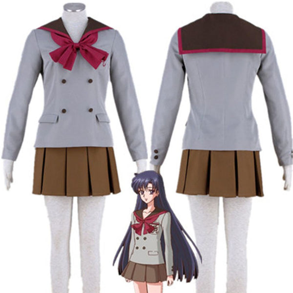 Anime Cosplay Sailor a Stars Crystal Sailor oh Mars Halloween Cosplay Costume Hinono Reiei School Uniform Halloween