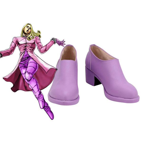 JoJo cos Bizarre Adventure Steel Ball Run Funny Valentine Cosplay Boots Customized Leather Shoes