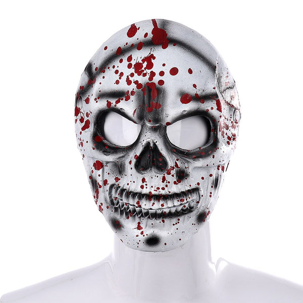 2020 Halloween-Horrormaske Cosplay Maskerade Requisiten Der Tag der Toten PU-Schaum gruselige blutige Schädelmaske für Erwachsene