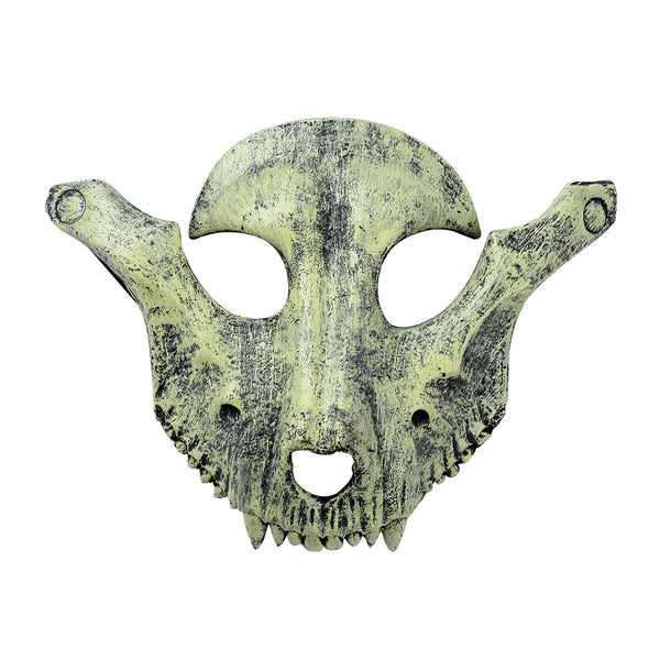 Halloween 3D PU-Schaum Schafkopfmaske Cosplay Zubehör Schädel Gesichtsabdeckung Maskerade Maske Party Requisiten