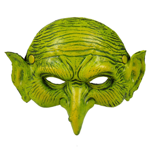 Halloween Mascaras Disfraces Carnival Festival Party 3D Soft Pu Foam Witch Masquerade Crossdresser Green cos Goblin Mask