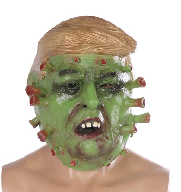 Latex Creepy Costume Mask Cosplay Props Donald Trump Adult Mask