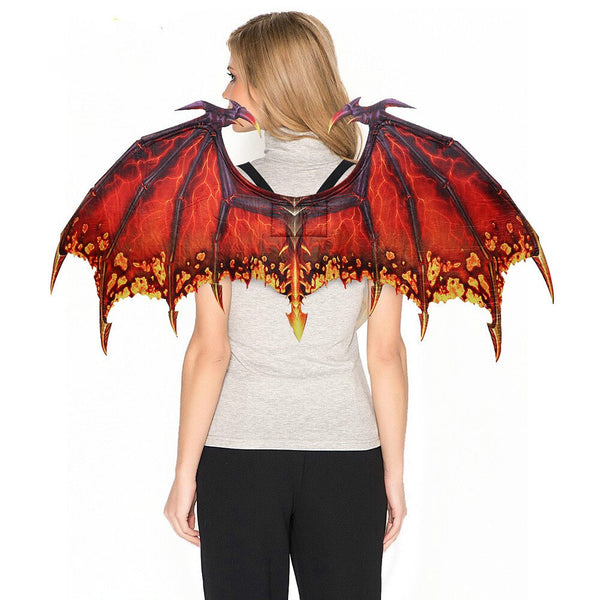 6 Colors Halloween Carnival 3D Dragon Wing Adult Cosplay Props Funny Large Dragon Wings Costume