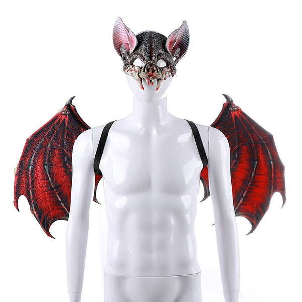 Carnival Party Decoration Suit Masquerade Props Felt Unique Vampire Bat Cosplay Anime Devil Halloween Wings