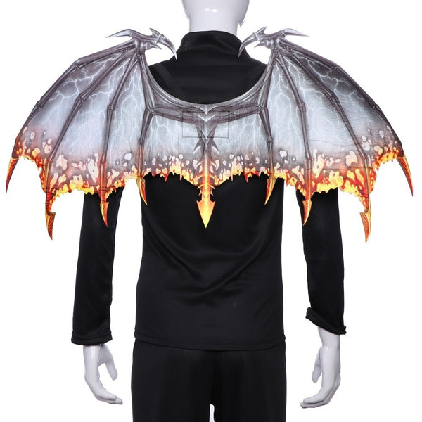 2020 New Wings Halloween Carnival Party Felt Printed Cosplay Masquerade Dragonslayers Costume Wings