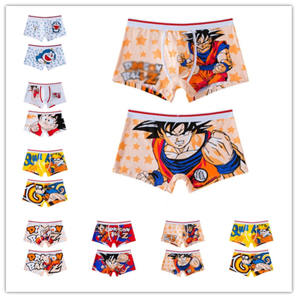 Anime Ninnja Son Goku Cosplay Kakarotto Men Costume Underwear Underpants Boxer Shorts