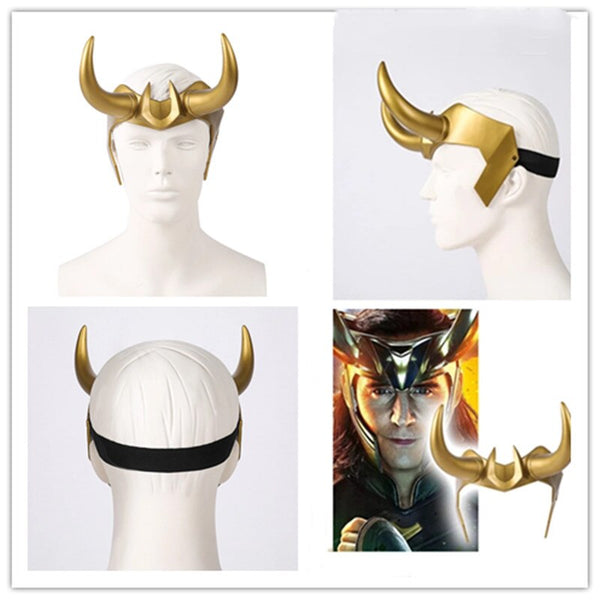 New Helmet Loki Mask Superhero Movie Cosplay Accessories PVC Mask Props