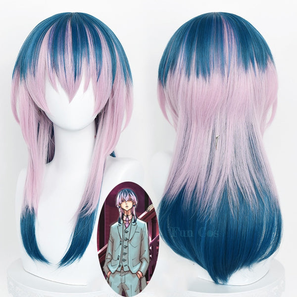 Tokyo Anime Revengersrs Rindodo Haitanini Cosplay Wig Tenjikuku pink Hair Heat Resistant Synthetic Hair Wig Cap Halloween Accessories