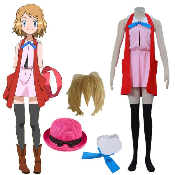 Anime Cosplay Game Serenana XY wonder baby sharinana Cosplay Costume Halloween