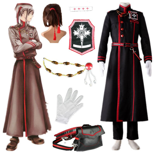 Anime Cosplay DGrays Man Cosplay Japanese Anime Yu Kandada Gray Arks Cosplay Costume Halloween