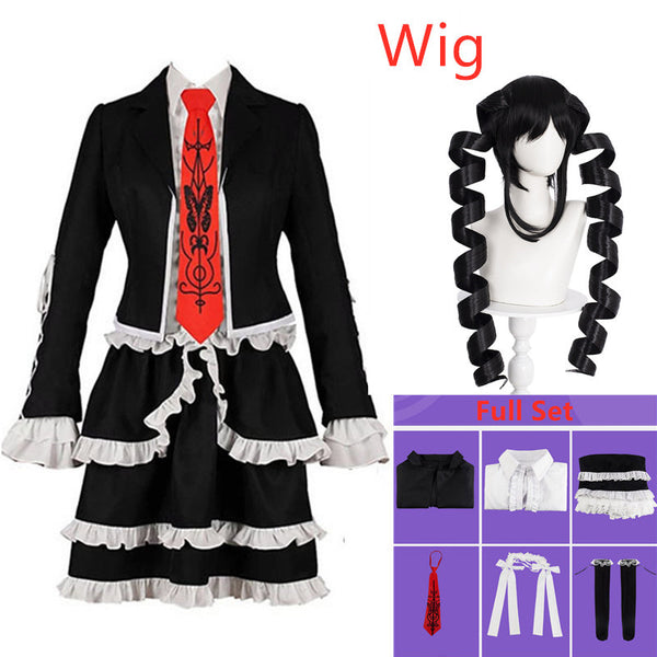 DanganRonpapa yasuhiroro taekoko Cosplay Costume Woman Dress Celestiaia Ludenbergrg Gamblings Girl Lolita School Clothing Zentai Uniform