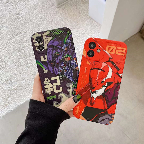 Japanese Anime Cartoon Phone Case For iPhone Simple Soft Silicone Case For iPhone 13 12 Pro Max 11 7 8 Plus XR X XS SE2 EVA Case