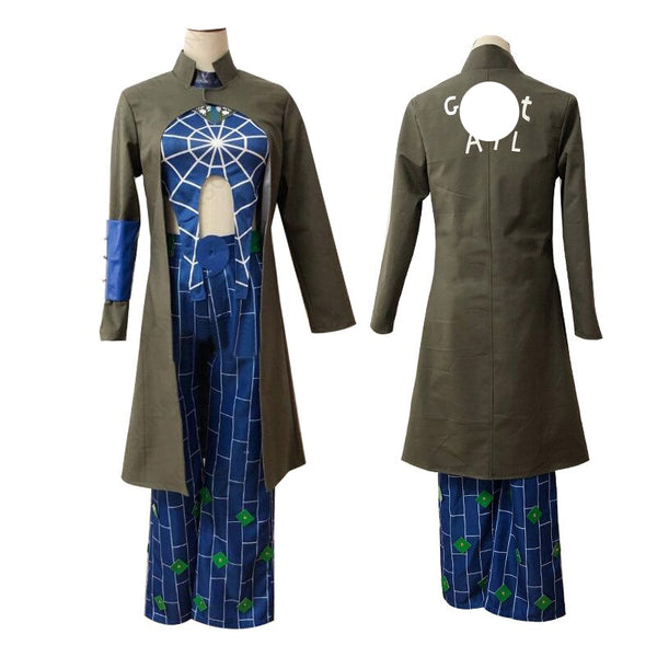 JoJo cos Bizarrere a Adventure Cosplay Costume Cujohoh Kujojo Cosplay Dress Windbreaker