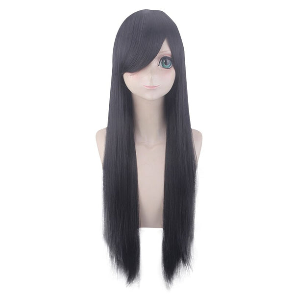 Orimototo Rikaka Cosplay Wig Anime Jujutsusu cos Kaisenen Orimototo Rikaka  80cm Black Long Straight Heat Resistant Hair Halloween Party Wig