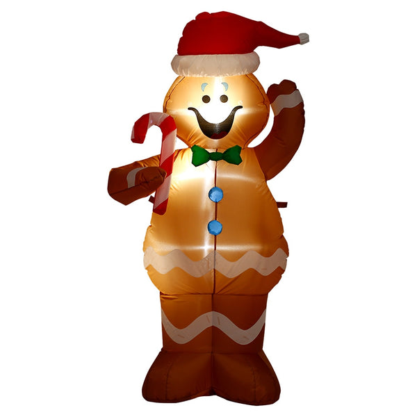 Gingerbread man Inflatable Costume Suit Cosplay Adult Costume Christmas Party Dress