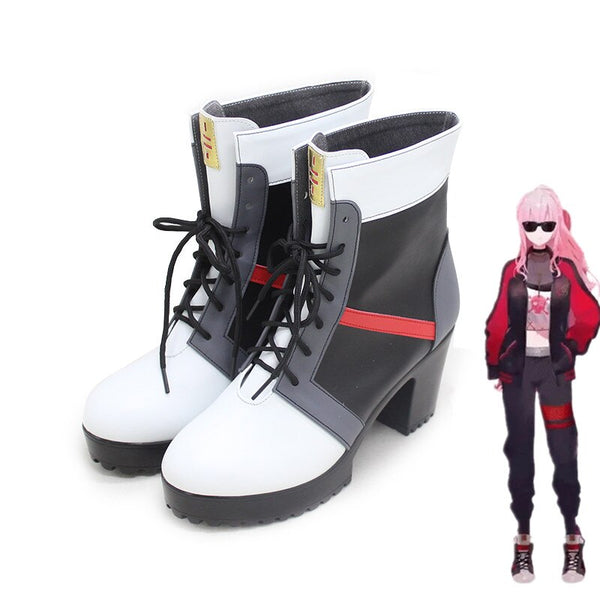 YouTuber Japanese Virtual VTuber Hololive Mori Calliope Anpassen Cosplay Schuhe Stiefel Halloween Karneval Cosplay Schuhe Accessori
