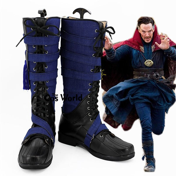 MC Dr. Strange Comic Film Anpassen Cosplay Schuhe Stiefel