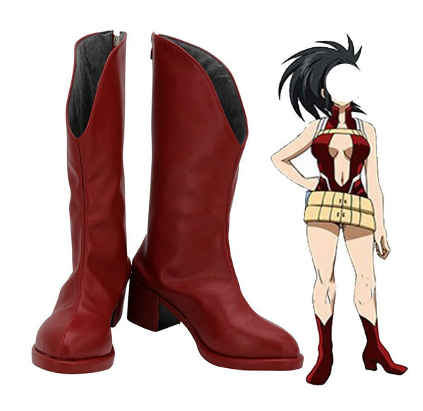 Bokuku no My Hero A Academiaia YAOYOROZUzu MOMOmo Cosplay Shoes Costume Prop Boots Halloween Men Women Custom Made