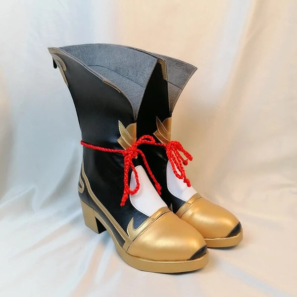 Game Genshing and Impacts Xiangling Cosplay Shoes Boots Halloween Carnival Cosplay Costume Accessories