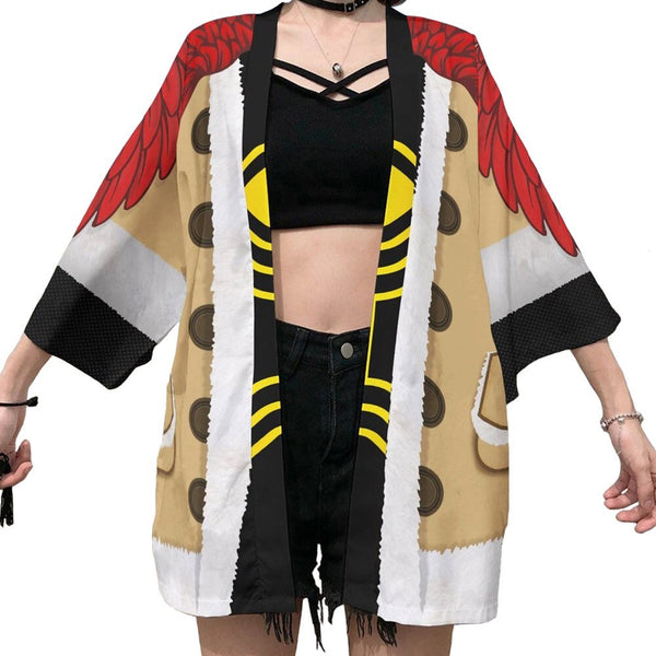 Anime My Hero A Academiaia Hawksks Takamimi Keigogo Cospaly Cloak Costume 3D Printed Japanese Kimono Cardigan Robe