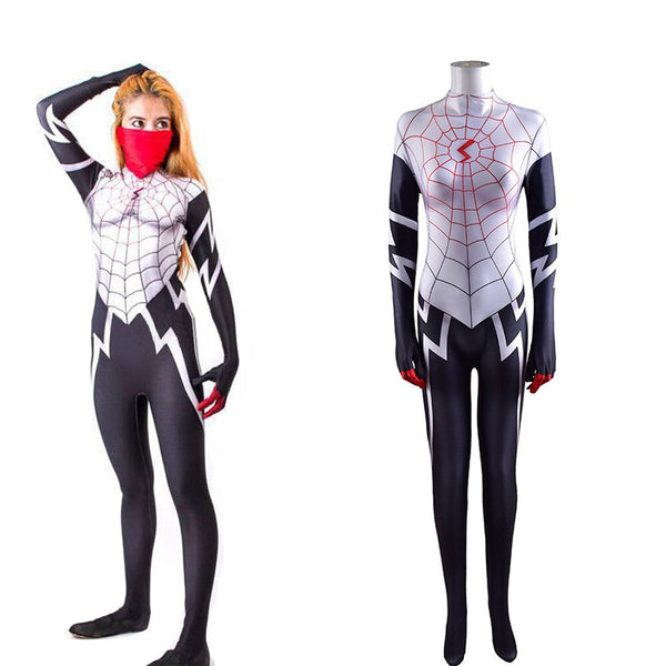 Amazings a Women Cindys oh Moons a Silks Cosplay Costume Superhero Zentai Bodysuit Suit Jumpsuits Halloween Costume for Girls/women/female