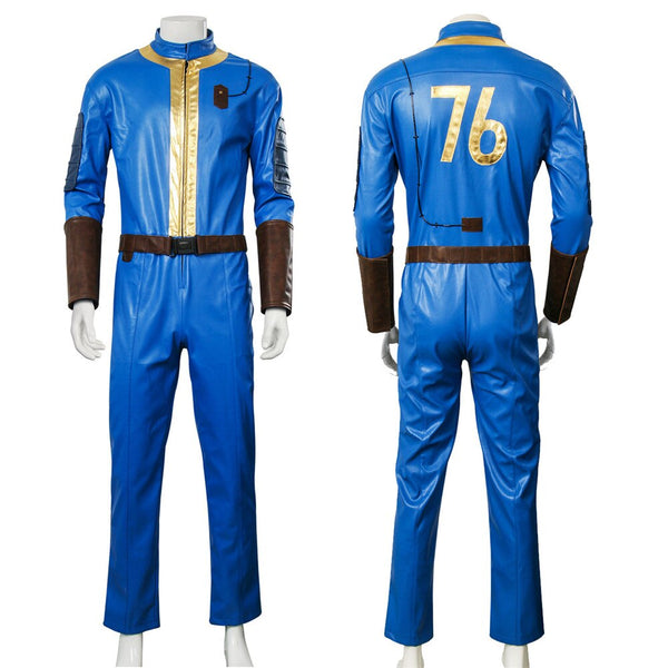 Fall men out Game 4 Vaultlt 76 PC Cosplay Costume Sole Man Survivoror Suit Zentai Jumpsuit Halloween Carnival Cosplay Costume