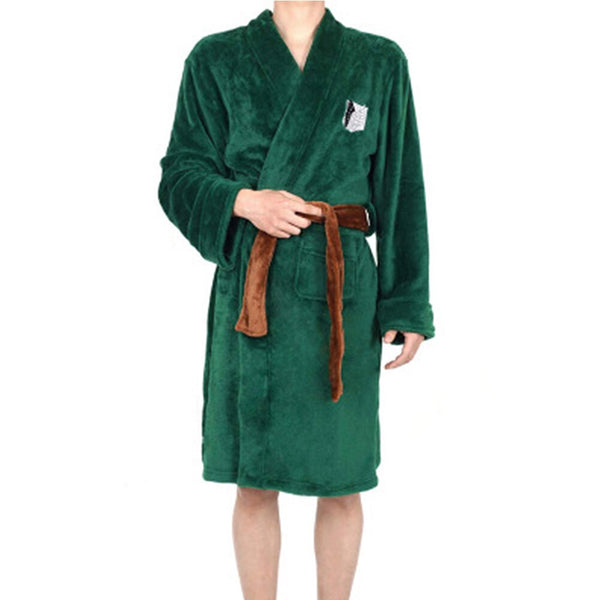 Anime Attack Titanan Cosplay Bathrobe Shingekiki Kyojing Scoutings Legionon Cosplay Costume Bathrobe Sleepwear Night Gown Pajams